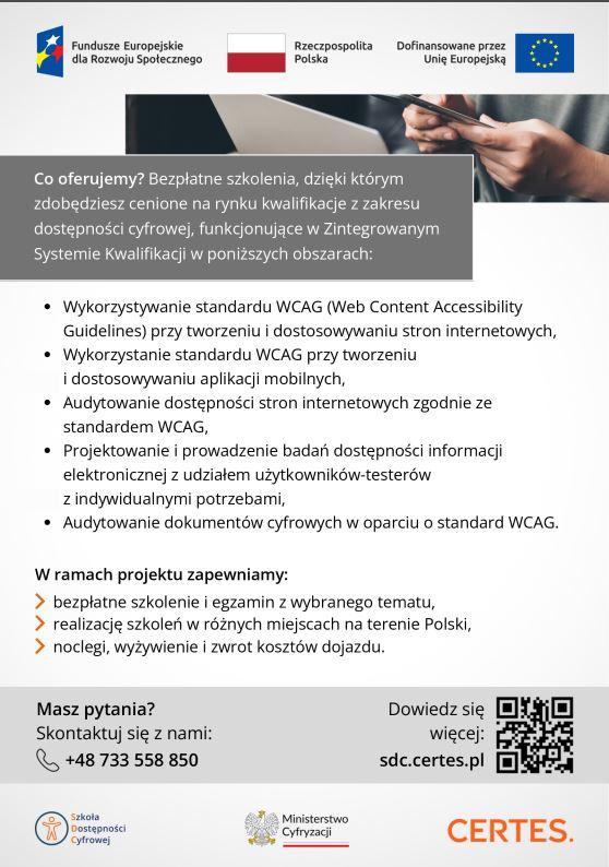szkoła dostępności cyfrowej